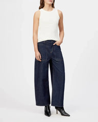 Drykorn Hose Derive denim blue