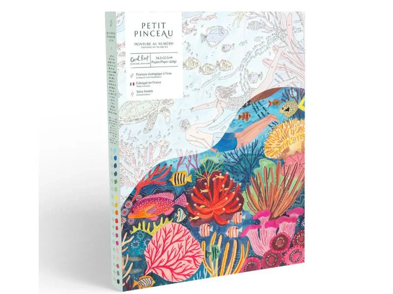 🎨Coffret peinture au numéro Coral Reef – Petit Pinceau