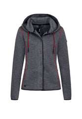LPO Damen Feinstrickjacke grau FALKA 545515