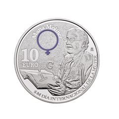 Spain 2025 - 10 Euro Commemorative Silver Coin - Maria Moliner - Proof