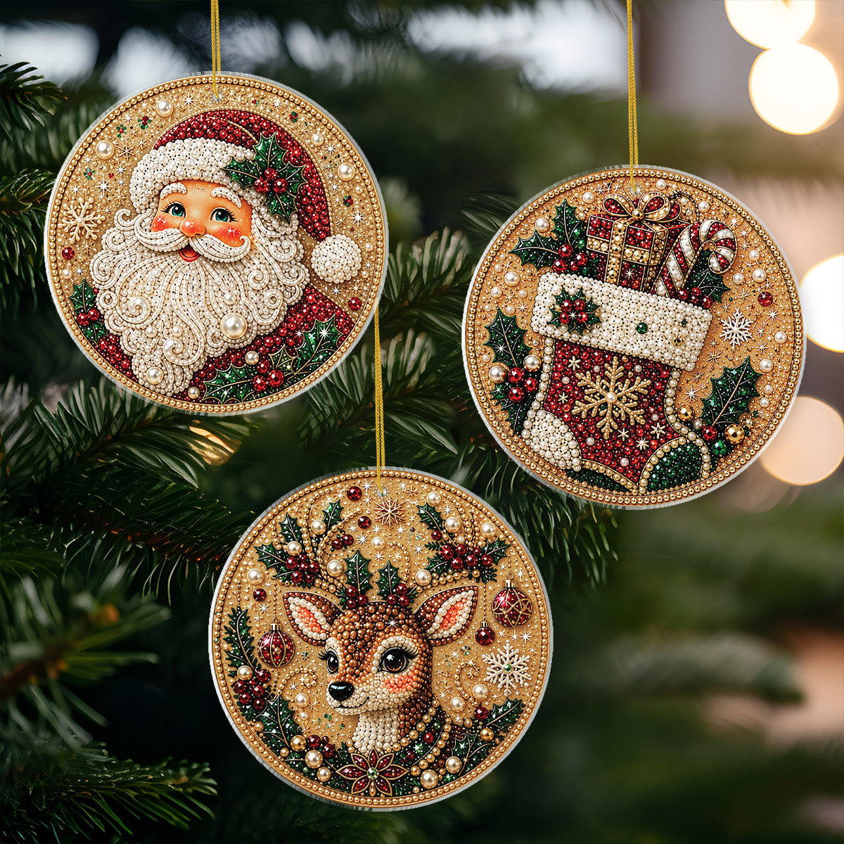 Weihnachtsmotive - Personalisierter Weihnachtsschmuck Acryl
