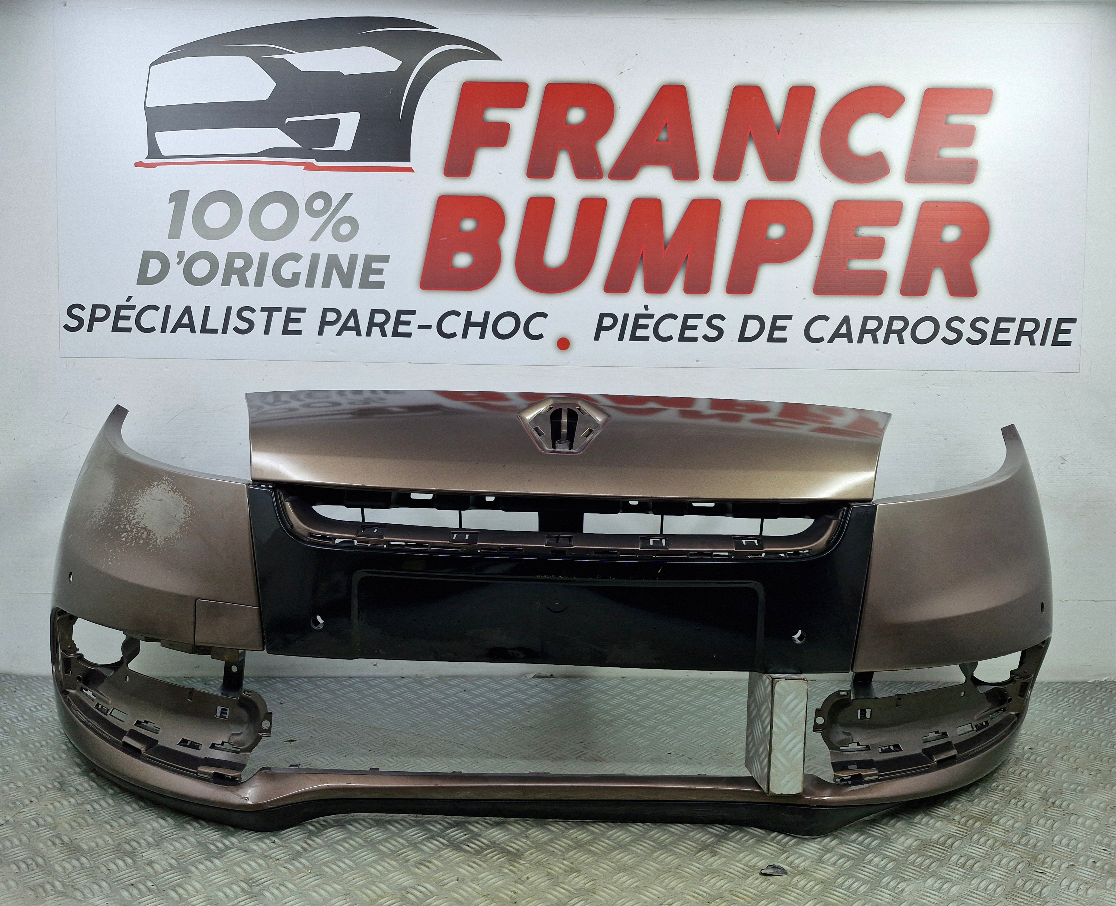Front bumper for Renault Scénic 3 Phase 2 (short version, 5 seats) with radar location