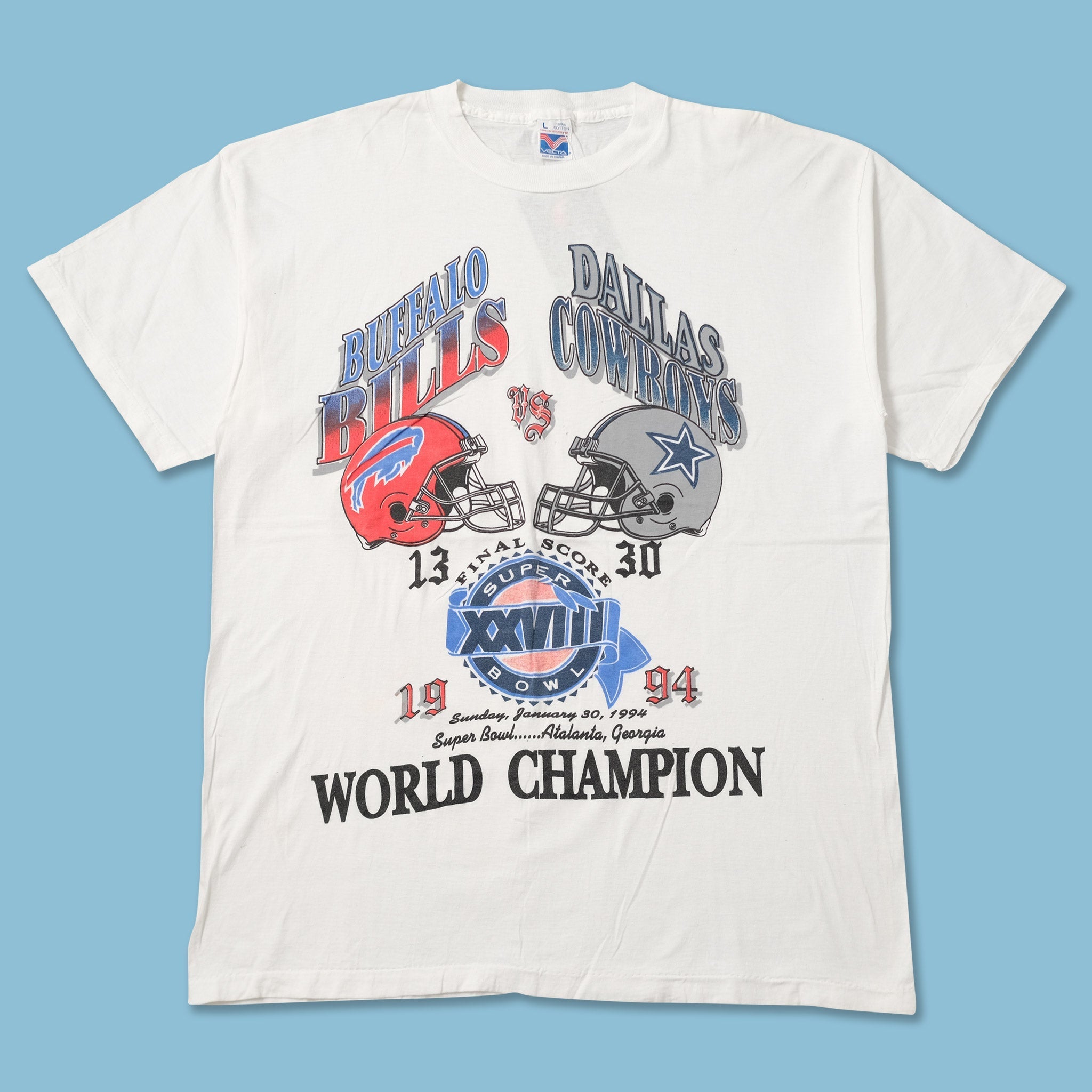 Vintage 1994 Super Bowl T-Shirt Large