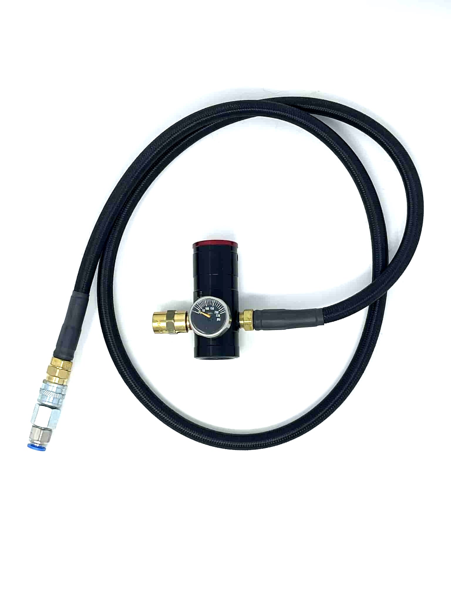 Redline Mini SFR High Air Flow HPA Regulator Set (Standard Pressure / High Pressure)