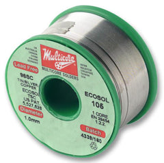 MULTICORE / LOCTITE 96SC 502 5C 0.70MM Solder Wire, 95.5/3.5/0.7, 0.7mm Diameter, 217°C, 500g