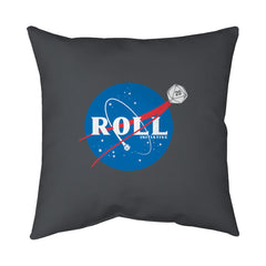 Space Roll-none removable cover w insert throw pillow-retrodivision