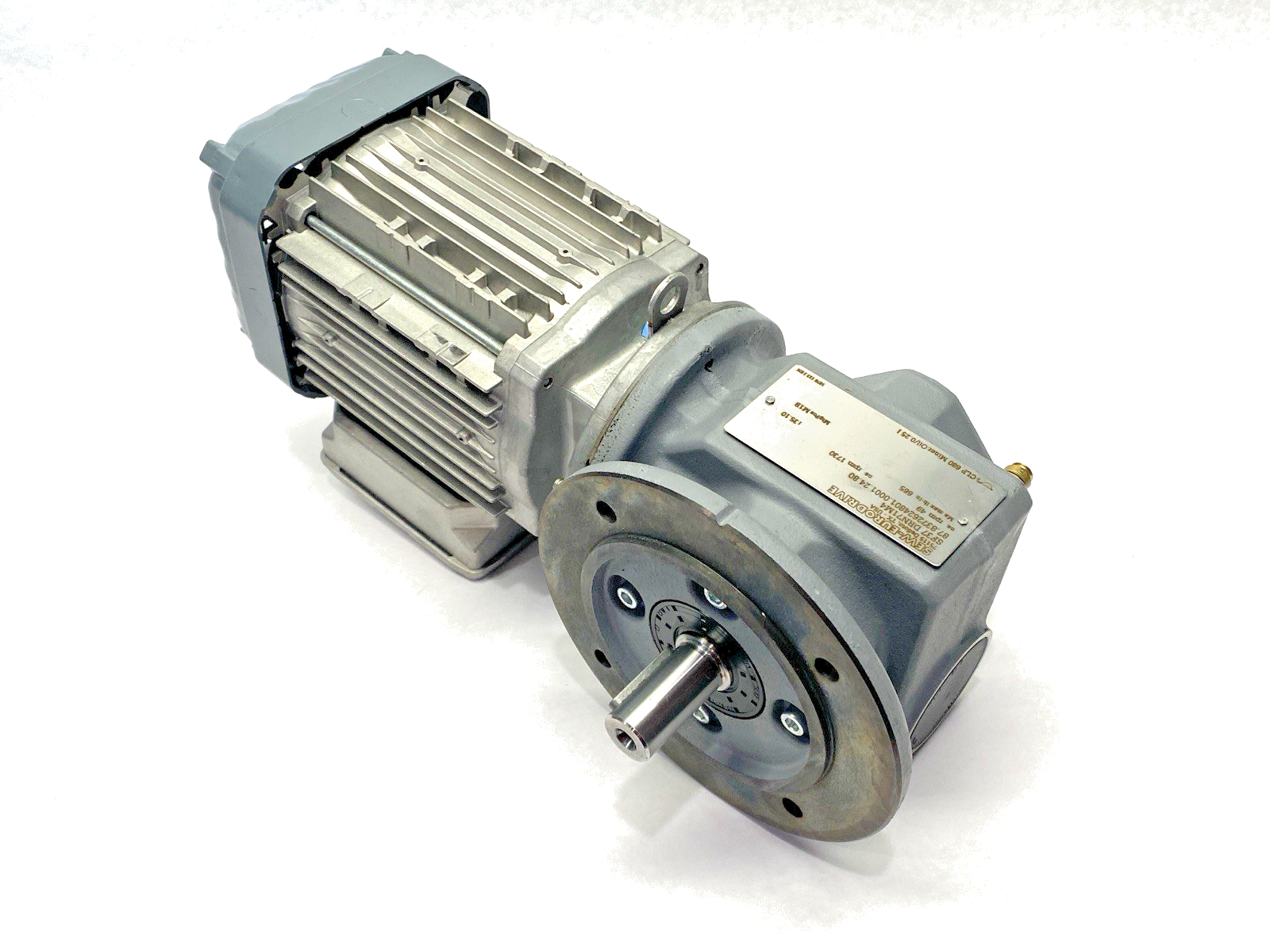 SF37DRN71M4 | SEW-Eurodrive Gearmotor 1730/49RPM .5HP V230/460 YY/Y 1.83/.91A - New – Open box - Maverick Industrial Sales