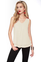 Frank Lyman Top 61175-VNLA Vanilla from BelleMiaBoutique.com