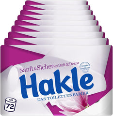 Hakle Sanft & SicherToilettenpapier, 72 Rollen