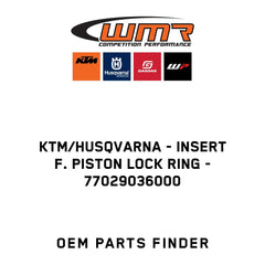 INSERT F. PISTON LOCK RING