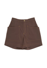 Hikerkind Women's 8 Pocket Shorts 01 - Garnet