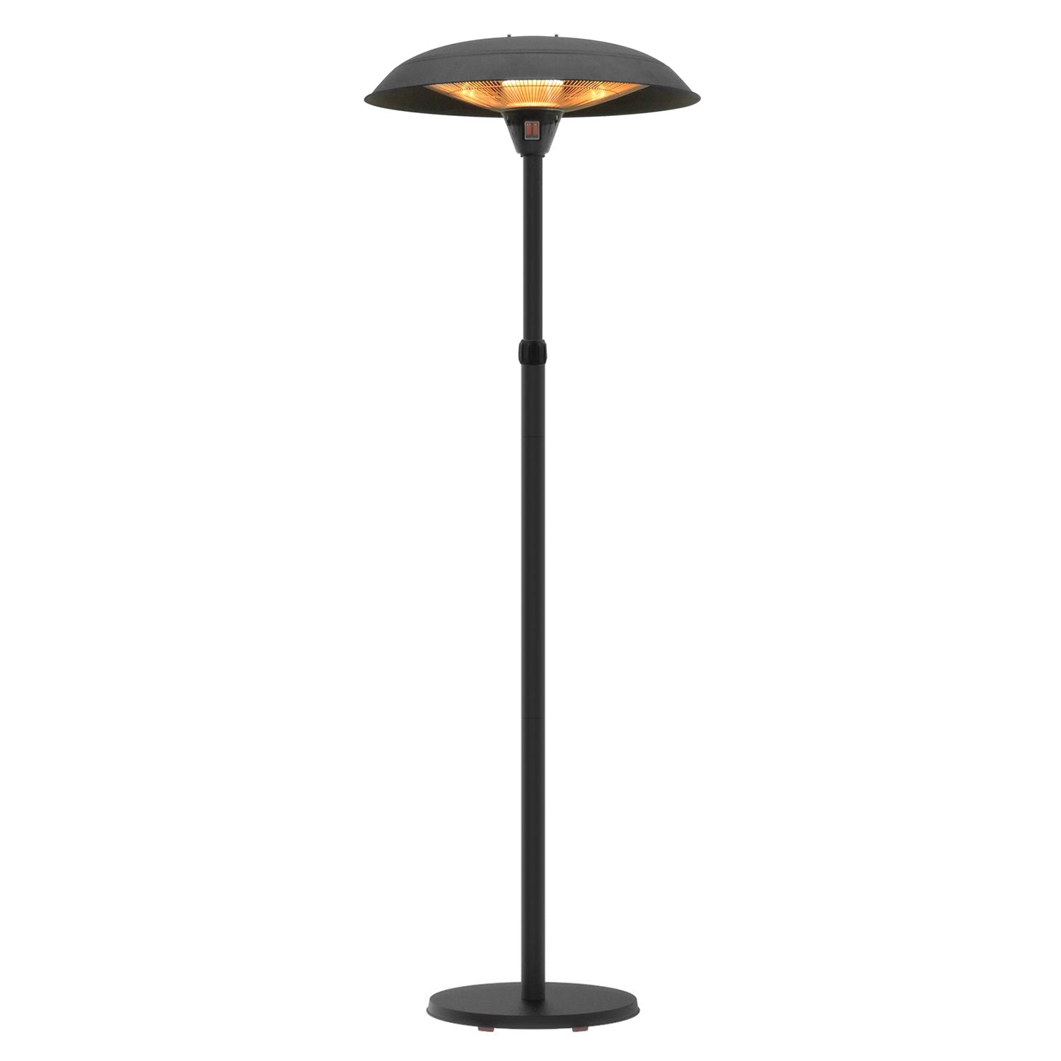 DICTROLUX - Stufa Elettrica da esterno Fungo Riscaldante Nero 3000 Watt