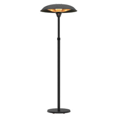 DICTROLUX - Stufa Elettrica da esterno Fungo Riscaldante Nero 3000 Watt
