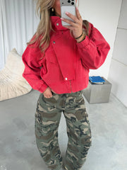 Pien Denim Jack Rood
