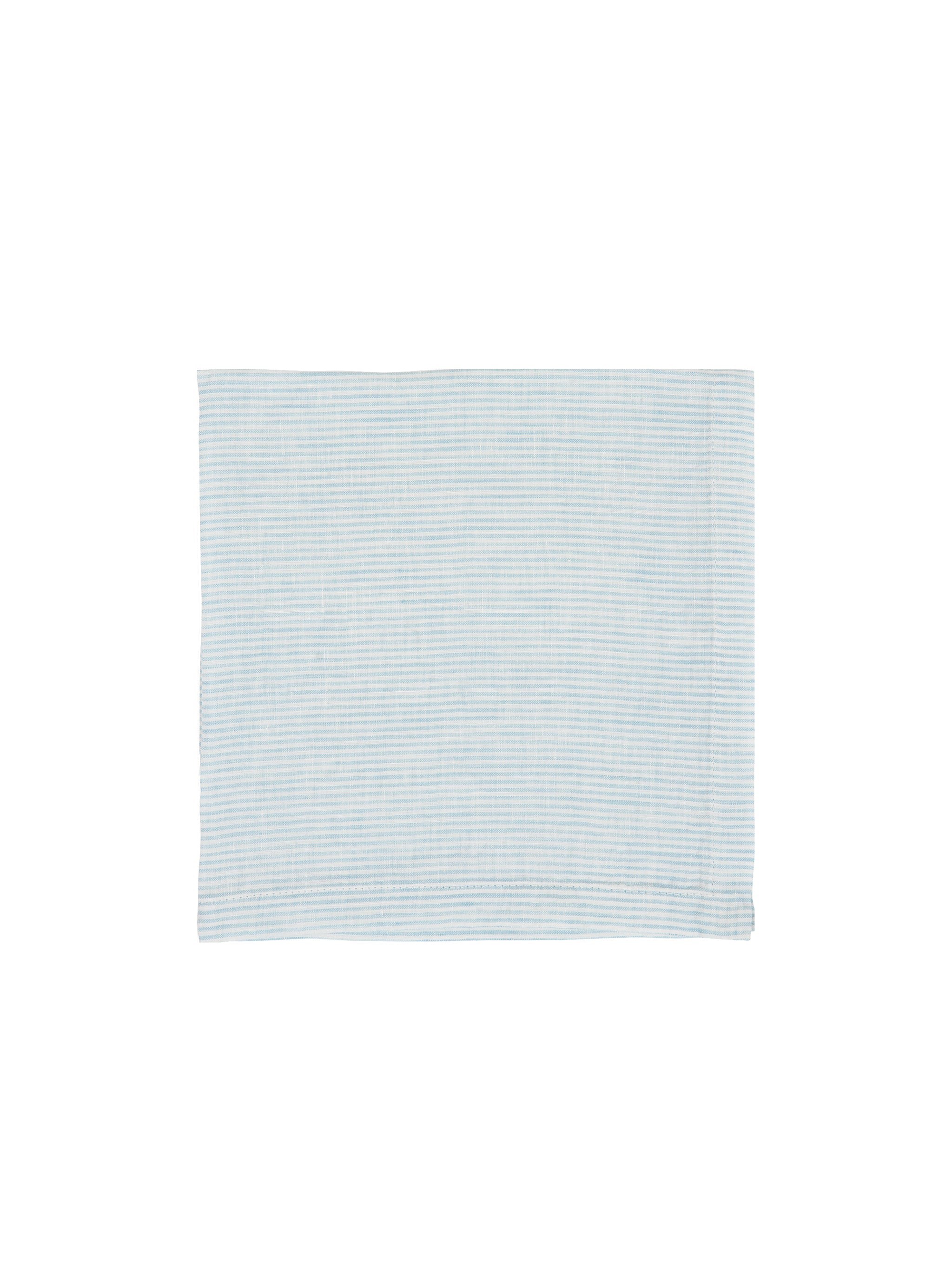 Cape Cod Sky Pinstriped Linen Collection Weston Table