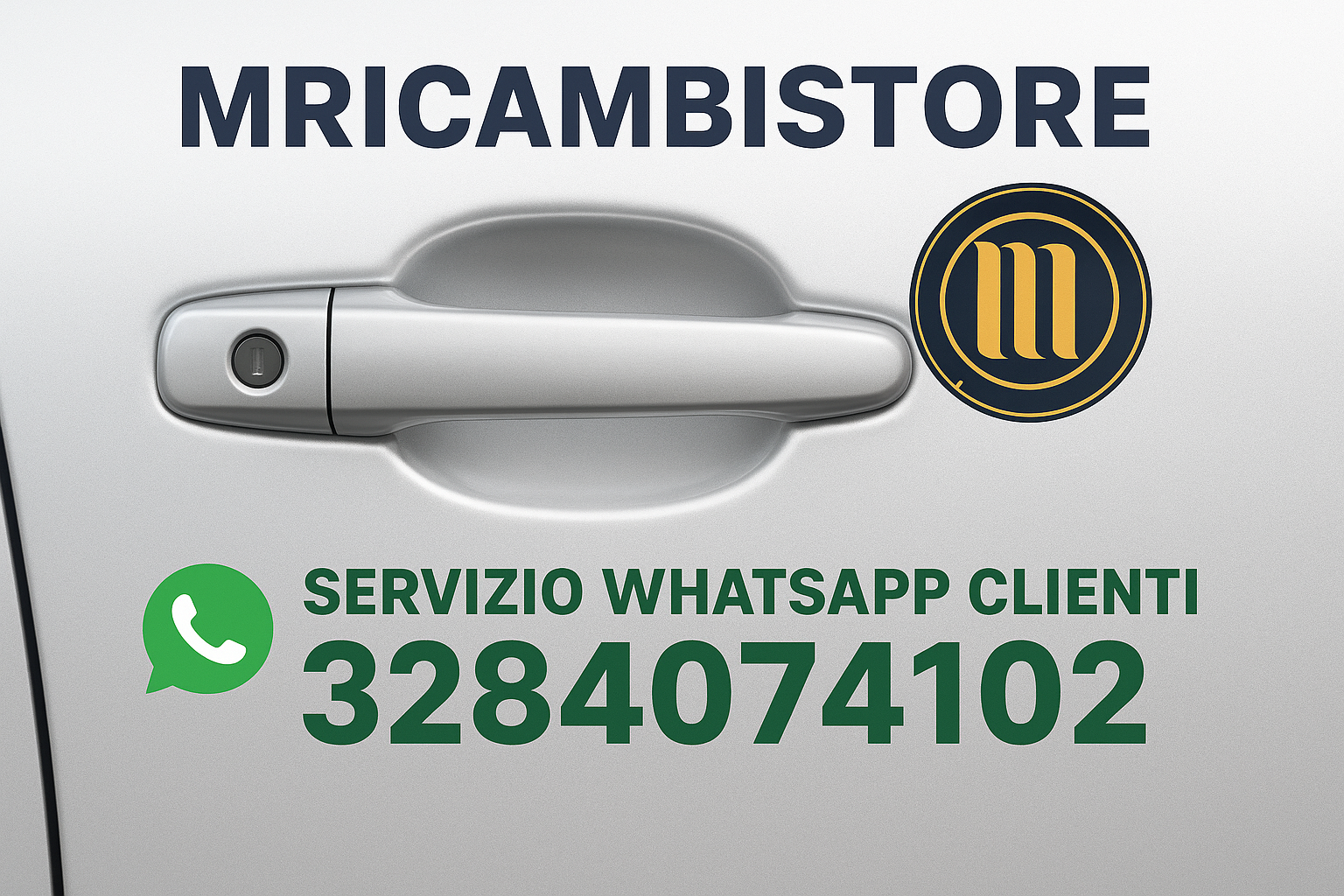 0K53A59410AXX MANIGLIA ESTERNA ANT. SX Kia CARNIVAL C/PRIMER - C/LEVA CROMATA
