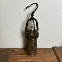 Antike Grubenlampe MOAH 3 von Dominit