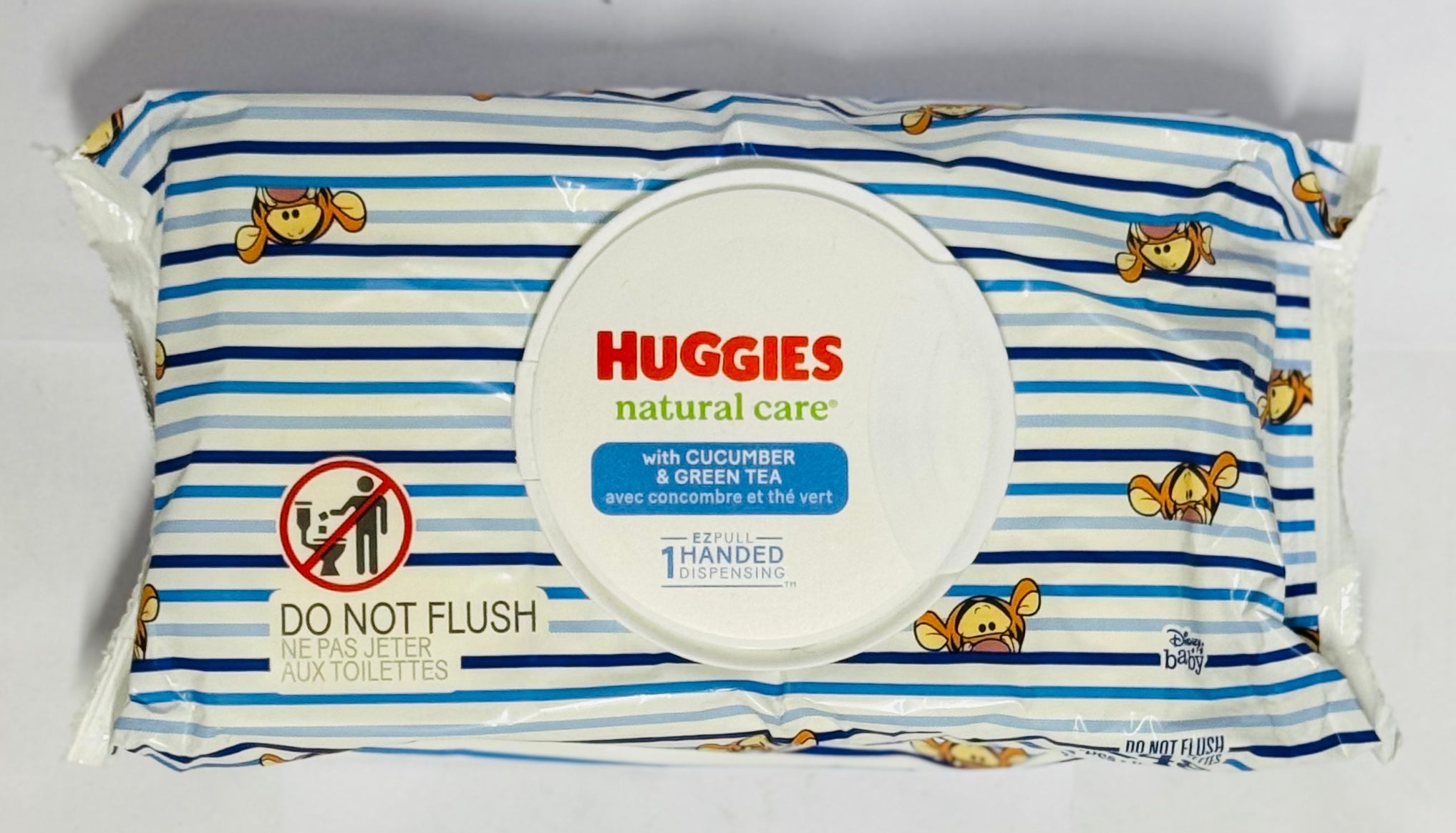 HUGGIES NATURAL CARE WIPES W/ CUCUMBER & GREEN TEA (48 UNITS)