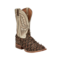 Tony Lama Men's Hatfield Pirarucu Brown Boots