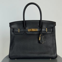 Hermes Black Togo Leather Birkin 30 2015 - Queen May