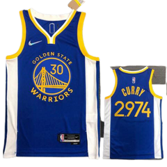 CANOTTA NBA GOLDEN STATE WARRIORS BLU “STEPHEN CURRY SPECIAL EDITION #2974” CITY EDITION 2021/22