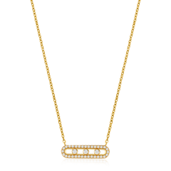 Pave Soul Necklace 18K Gold Plated