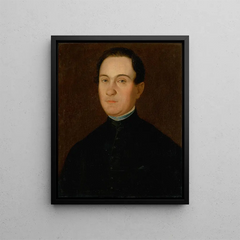 Portrait Painting of Hammerschmidt - Peter Michal Bohúň — framed artwork on a wall