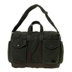 Porter-Yoshida and Co Crag 2 Way Boston Bag S Khaki