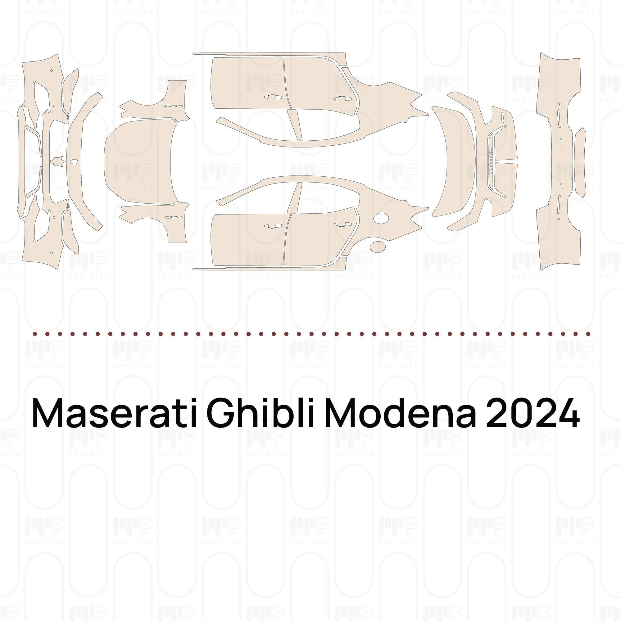 Maserati Ghibli Modena 2024 – Pre-Cut PPF