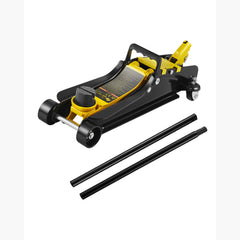 SucceBuy 2.5 Ton Floor Hydraulic Jack Pneumatic Low Profile Floor Jack Heavy-Duty Steel Floor Jacks with Single Piston Lift Pump