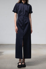 SAMUEL GUI YANG 25 Autumn/Winter Sleeve Dress SGY-AW25BDR14-1-1-NAVY