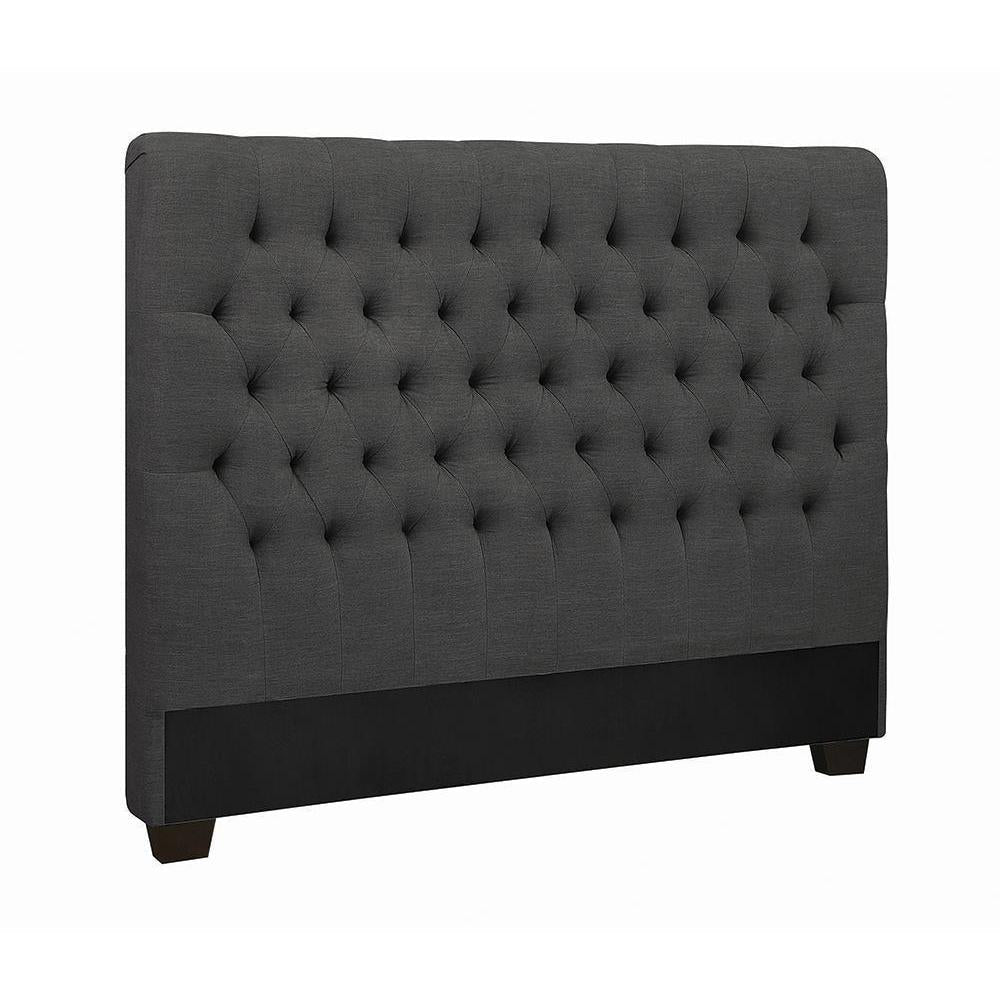 Sofa - Upholstered California King Headboard - Gray-Washburn's Home Furnishings