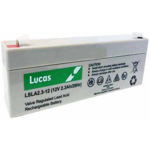 Lucas 12v 2.3Ah Repalce YUASA NP2.1-12 BURGLAR ALARM Battery Lucas - Dynamic Drive