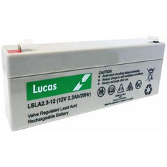 Lucas 12v 2.3Ah Repalce YUASA NP2.1-12 BURGLAR ALARM Battery Lucas - Dynamic Drive