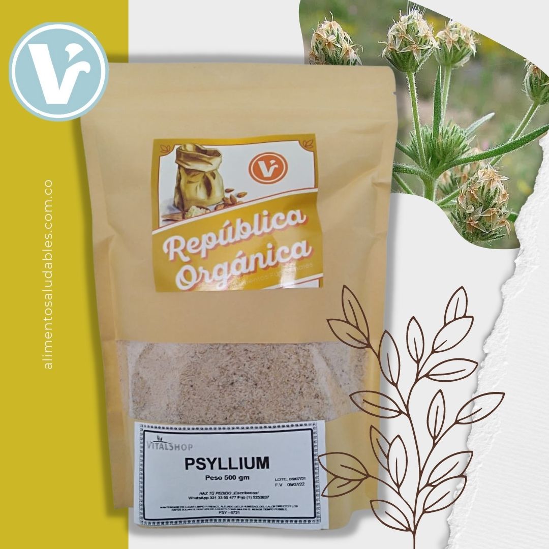 **PSYLLIUM ¡FIBRA 100% Natural!** - VitalShop Colombia