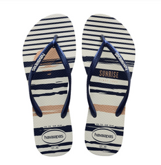 HAVAIANAS SLIM NAUTICAL - WHITE.NAVY.WHITE