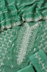 Crinklezza Unstitched Exclusive Crinkle Chiffon Collection by Amna Khadija - Design 07