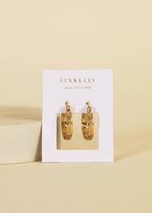 Textured Gold Hoops