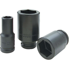 Gray Tools – Douille profonde pour clé à chocs de 46 mm x 3/4 po, 6 pans-Taille : 46 mm