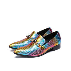 Dola Gem-Rainbow Alligator Loafer #8081