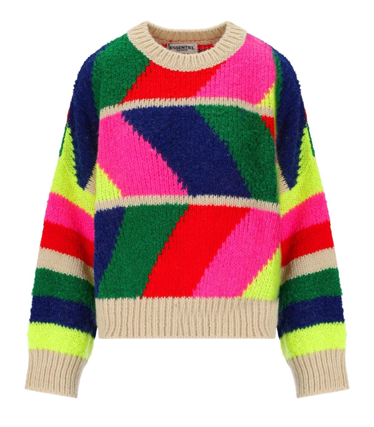 Essentiel Antwerp Gradation Multicolored Crewneck Jumper