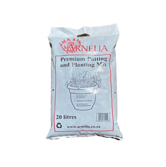 a bag of arnelia premium potting soil sold by cape garden