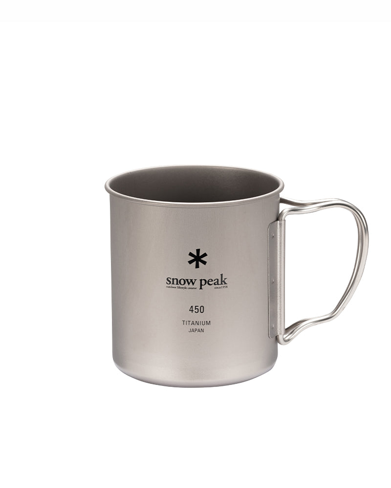 Snow Peak Ti-Single 450 Titanium Cup Titanium