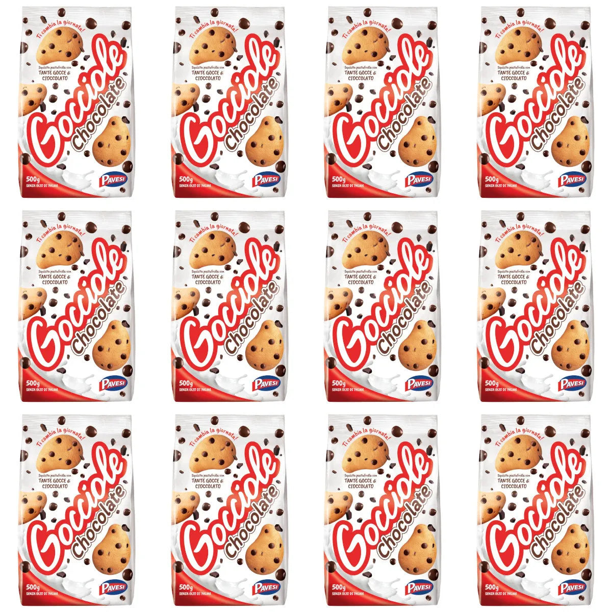 Mulino Bianco Gocciole Biscuits 500g 12 Pack Bulk 16365 - SuperOffice