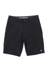 Salty Crew Drifter 21" Triblend Hybrid Cargo Short - Charcoal - Front