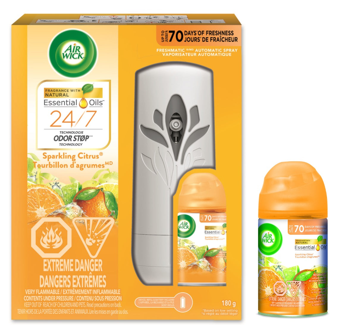 Air Wick Freshmatic Citrus Automatic Spray Starter 250ml | Air Wick In Lebanon