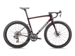 Specialized TARMAC SL8 SW ETAP Gloss Solidity / Red to Black Pearl / Metallic White Silver
