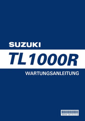 Suzuki TL1000R Reparaturanleitung, Buchcover