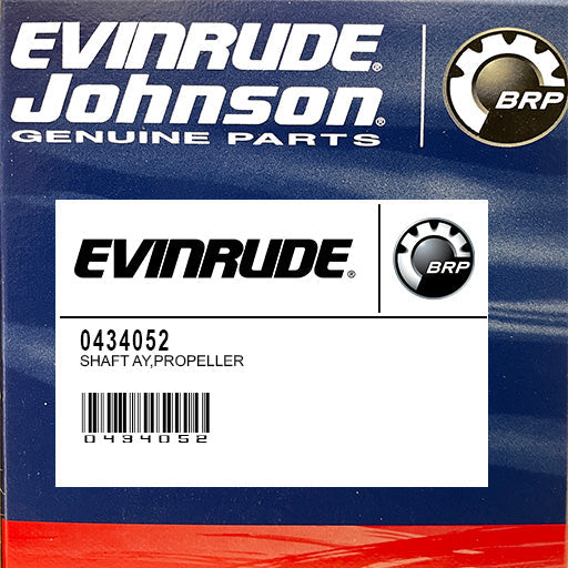 SHAFT AY,PROPELLER 0434052 434052 Evinrude Johnson Spares & Parts