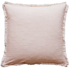 Fringe Cushion - Nude 26" x 26"